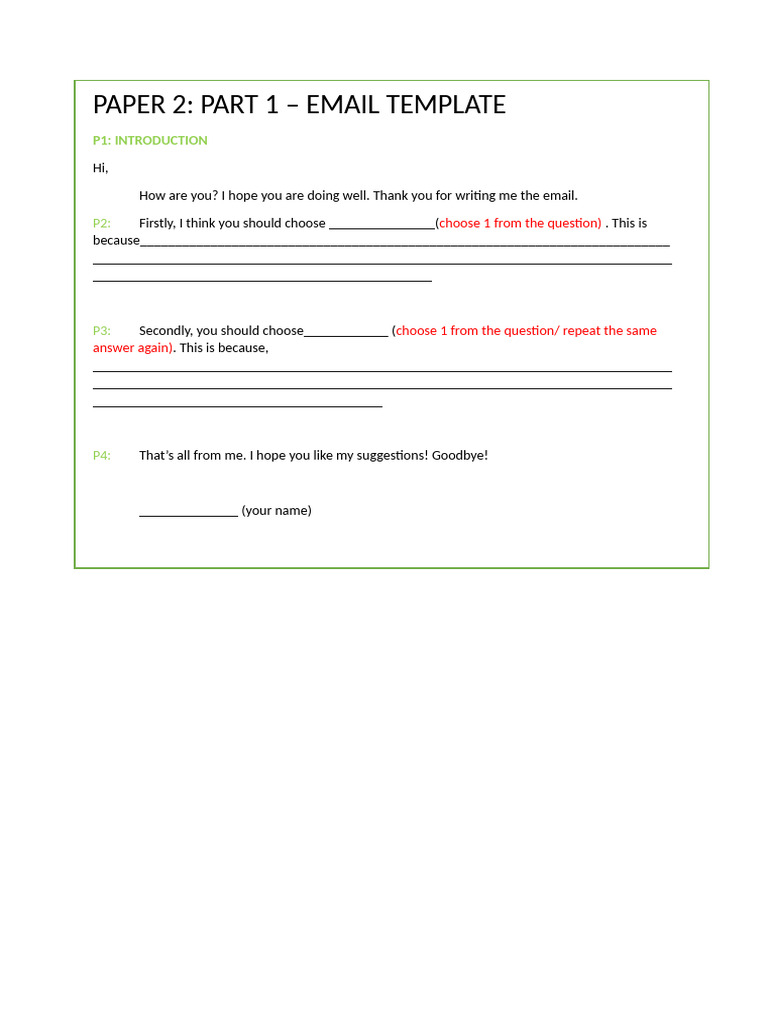 Email and Note Expansion Templates | PDF