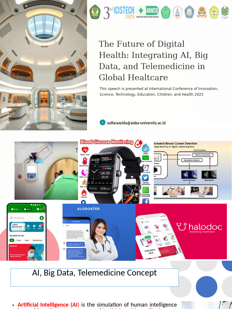 The Future of Healthcare Integrating AI Big Data and Telemedicine | PDF ...