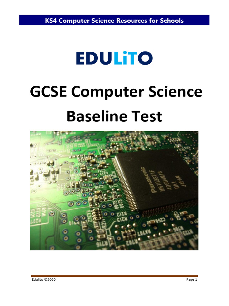 IGCSE Computer Science Baseline - 2020 STUDENT Version | PDF | Pixel ...