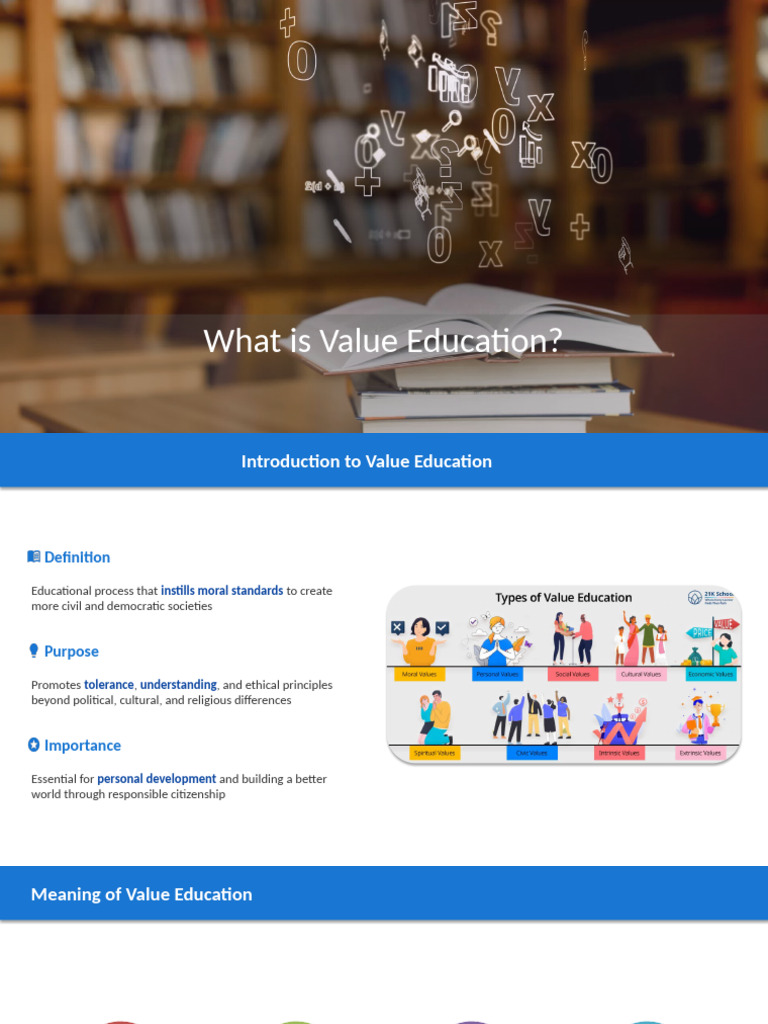 Understanding Value Education Principles | PDF | Value (Ethics) | Morality