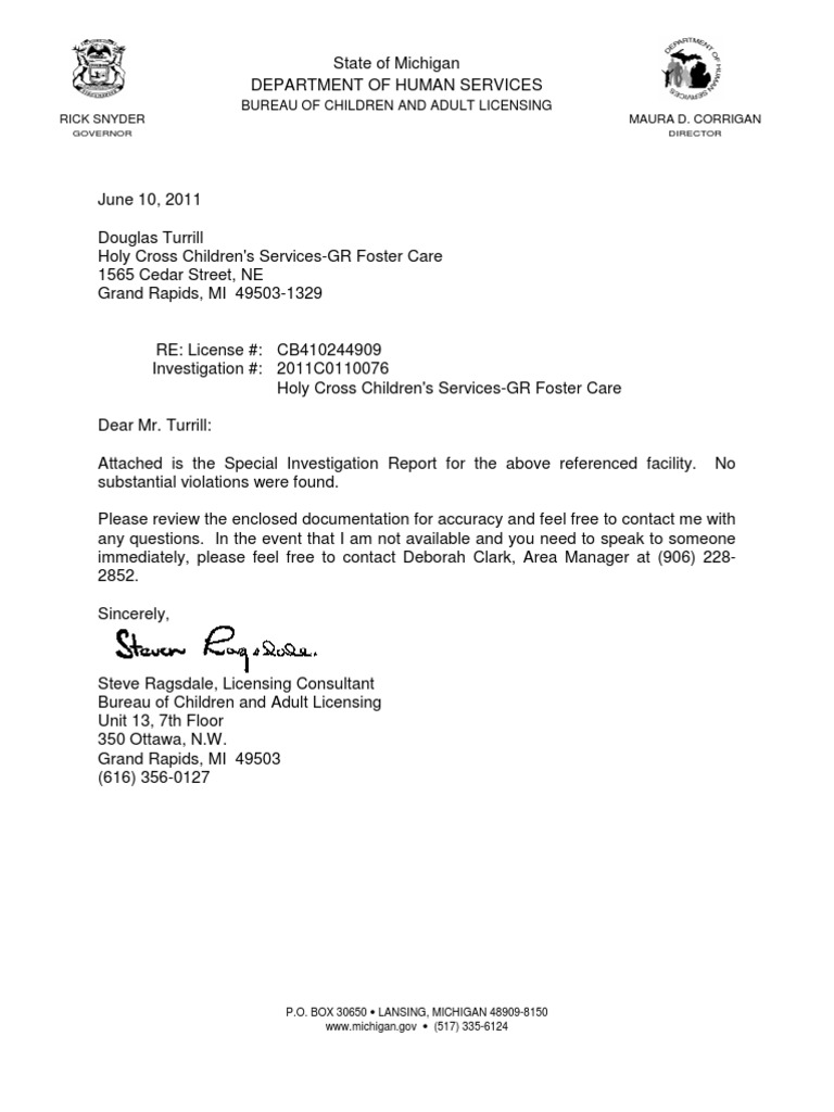 Holy Cross Children's ServicesGrand Rapids, Michigan Foster Care