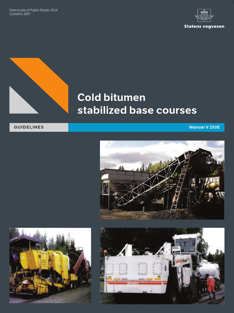 Hb-V250e Cold Bitumen Stabilized Base Courses | PDF
