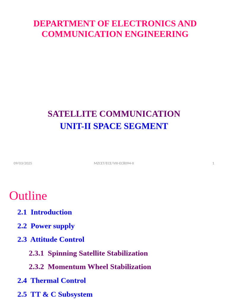 Satellite Communication Space Segment Guide | PDF | Amplifier | Distortion