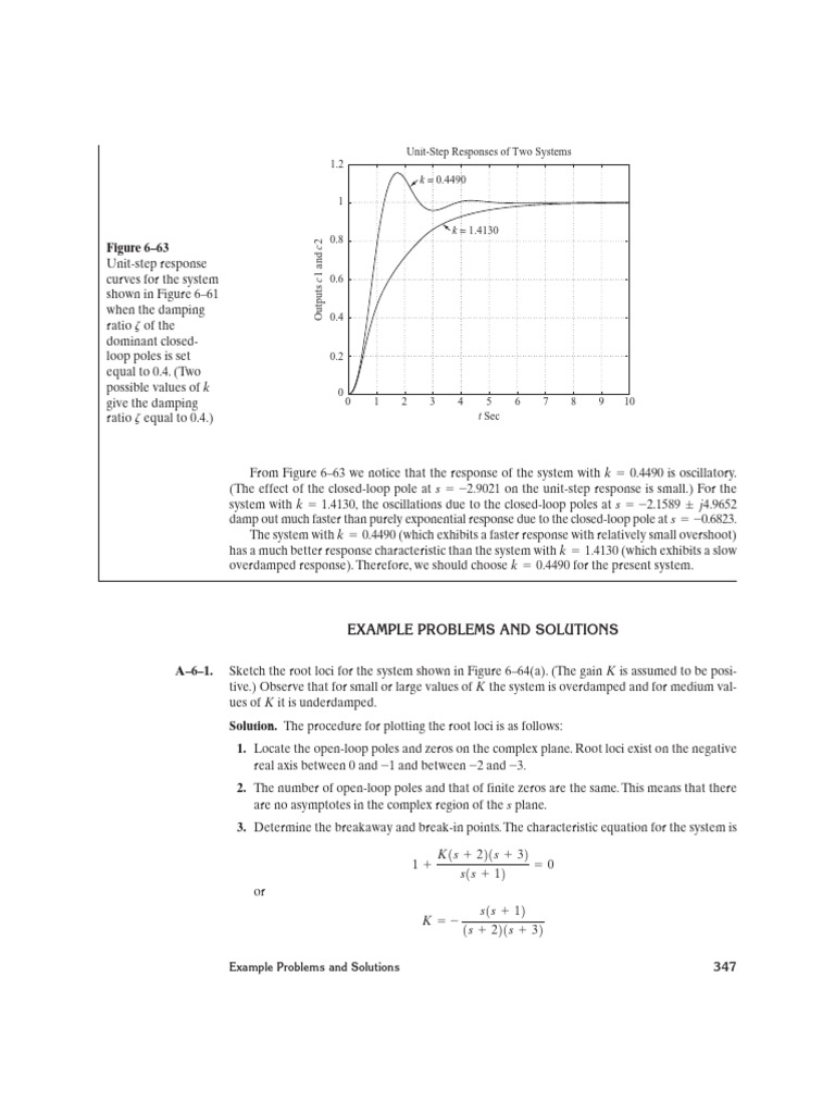 Control System Root Locus Analysis | PDF | Damping | Mathematics