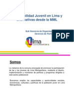 Municipalidad de Lima: Empleabilidad Juvenil en Lima