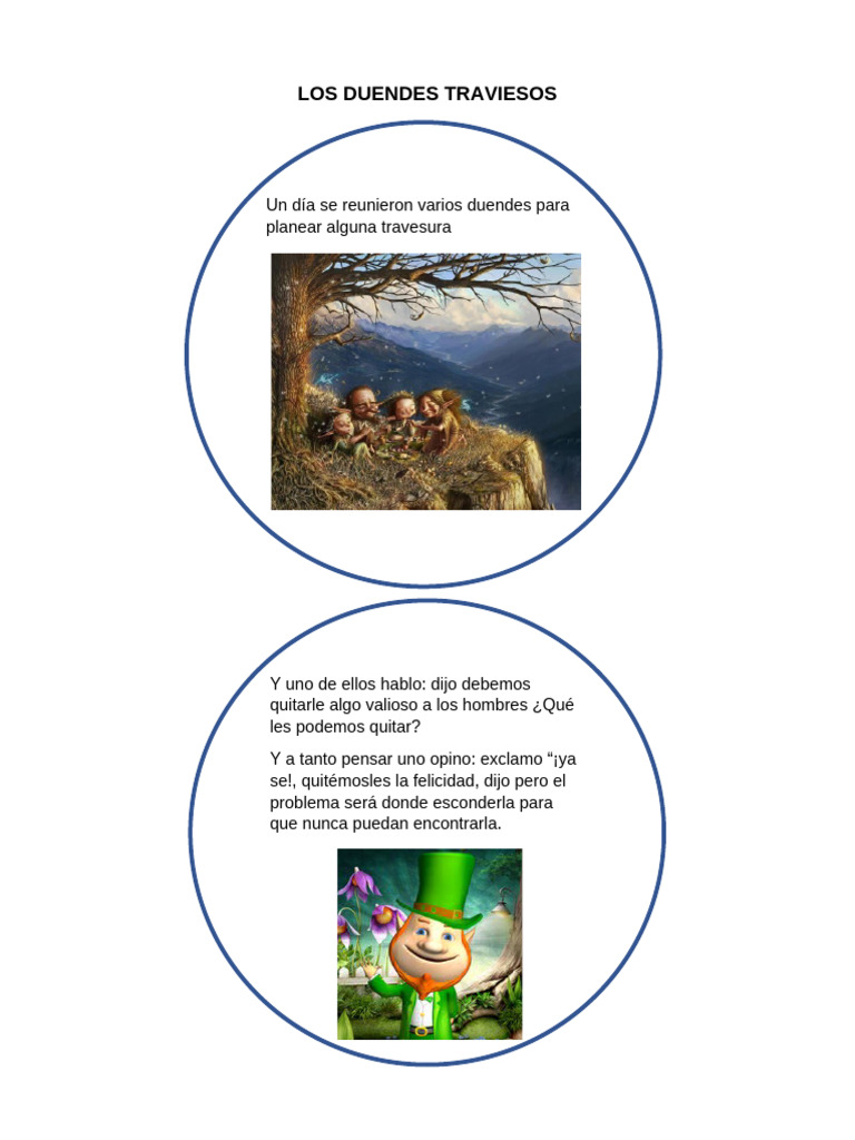 Los Duendes Traviesos | PDF | Felicidad