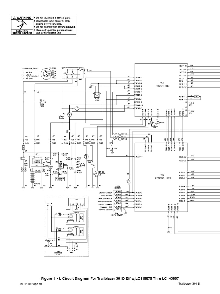 Trailblazer 301D Wiring Diagrams | PDF
