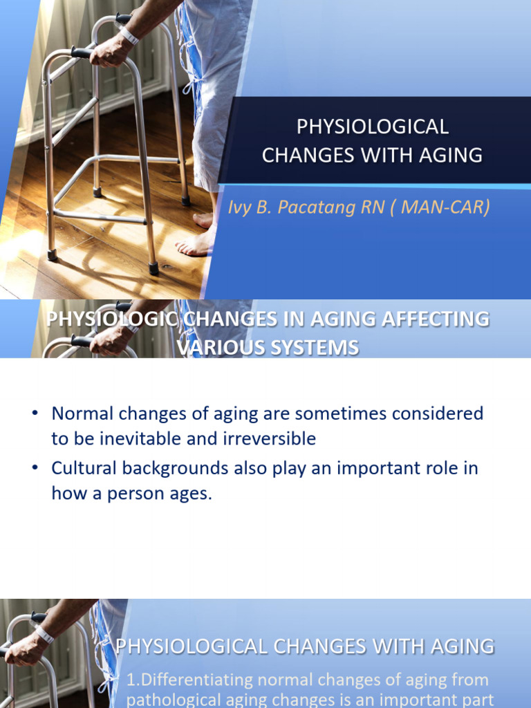 Physiological Aging Changes Explained | PDF | Urinary Incontinence ...