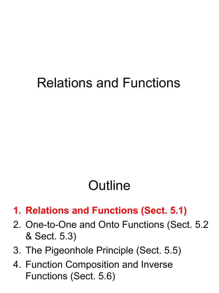 Understanding Relations and Functions | PDF | Function (Mathematics ...