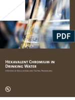 Hexavalent Chromium in Drinking Water