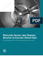 Reducing Injury and Damage Related to Electric Dryer Fires