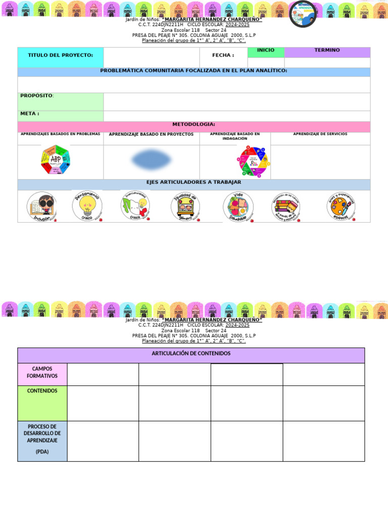 Plan de Octubre 1 | PDF | Educación de la primera infancia | Aprendizaje