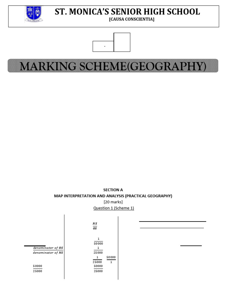 Geography Marking Scheme for WASSCE | PDF | Igneous Rock | Rock (Geology)