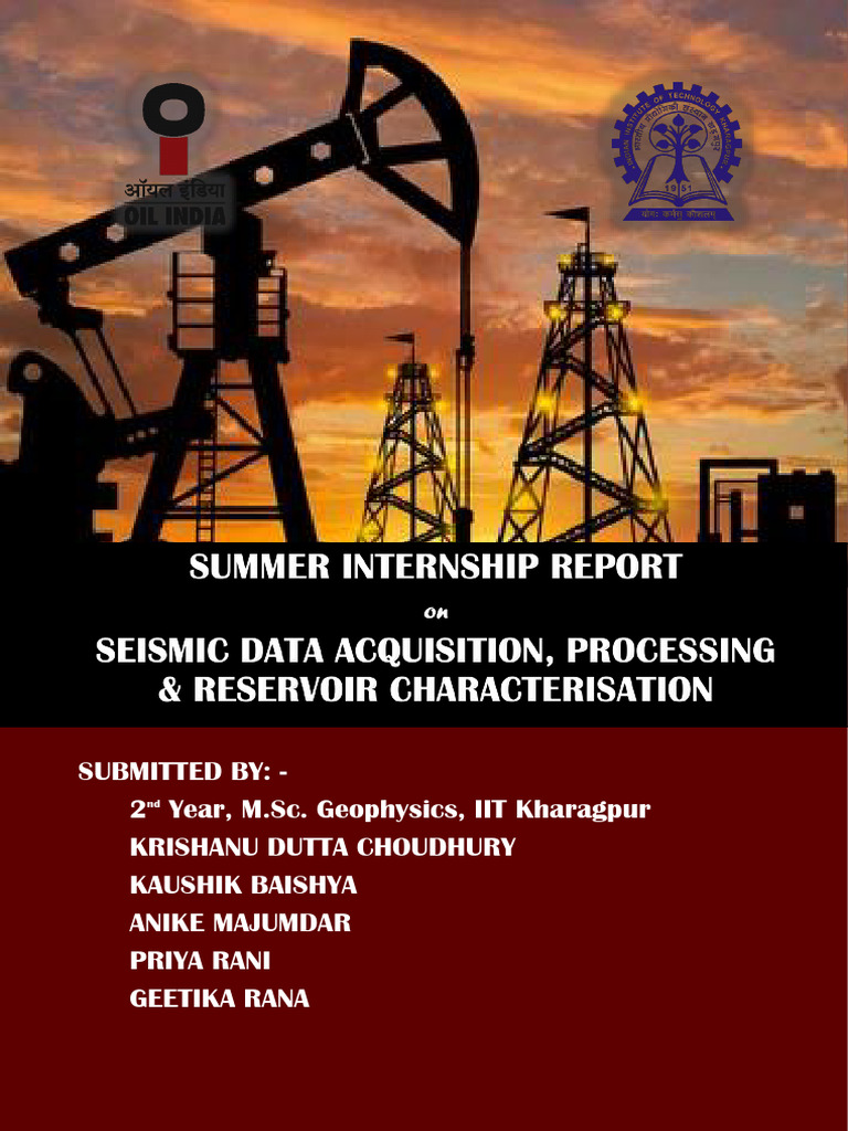 Geophysical Insights from Oil India Internship | PDF | Reflection ...