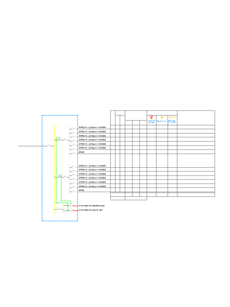 Outdoor Lighting Load Schedule Details | PDF