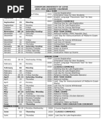 CIU Academic Calendar 2024-2025 | PDF | Academic Term | Academia