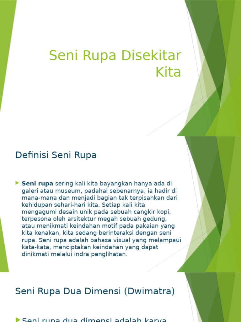 Memahami Seni Rupa: Definisi dan Jenis | PDF