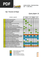 Cronograma de Actividades de Prevencion de Riesgos