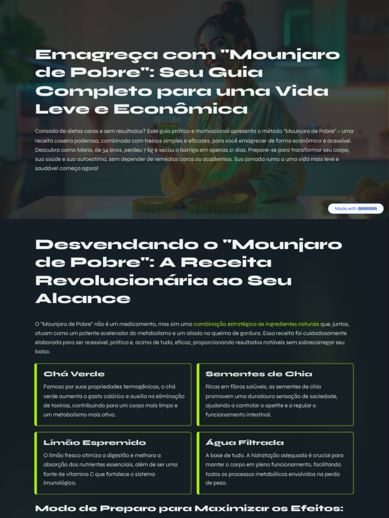 Guia Prático do Mounjaro de Pobre | PDF | Músculo | Alimentos