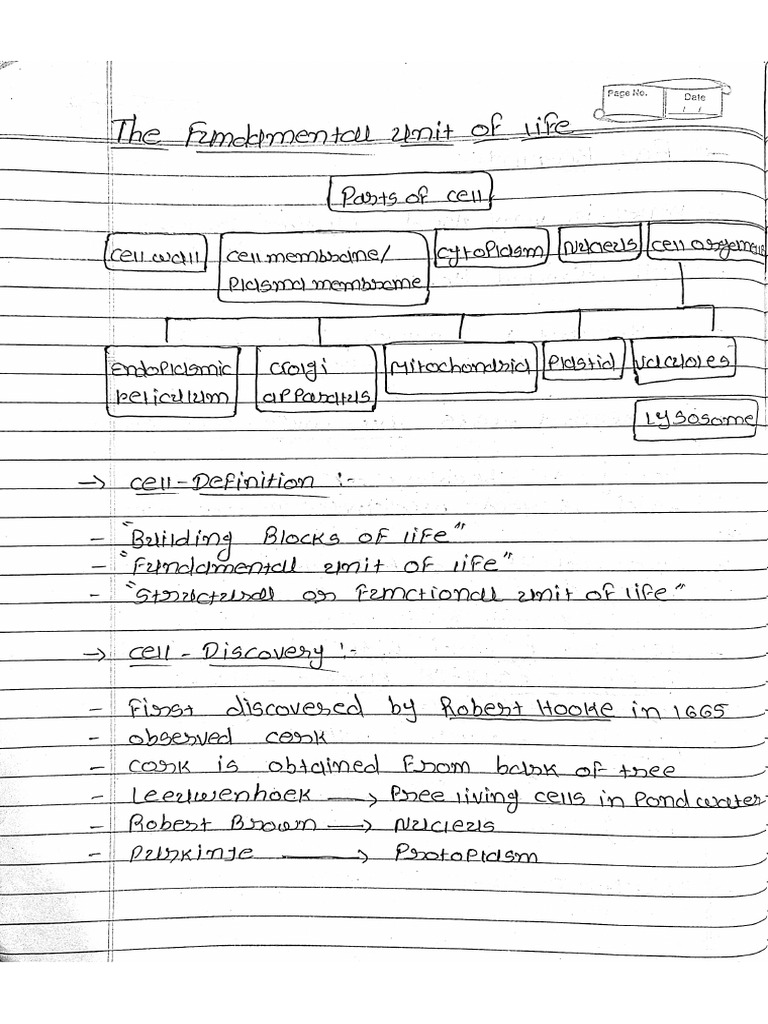 The Fundamental Unit of Life | PDF
