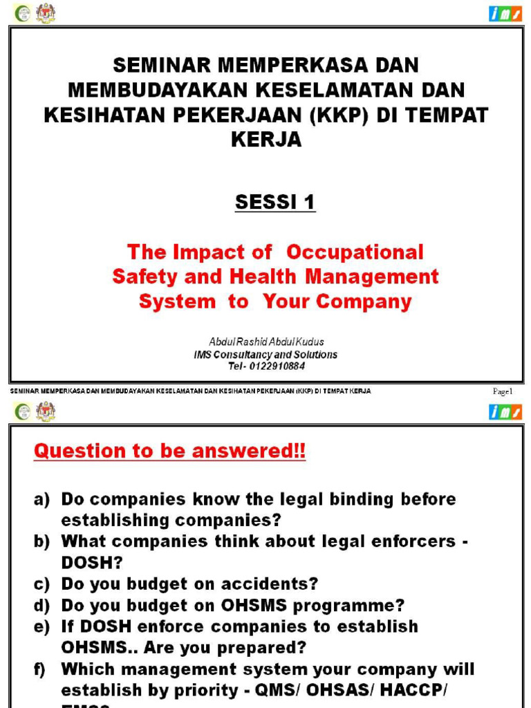 File1-1. OSH MGMT SYSTEM | PDF