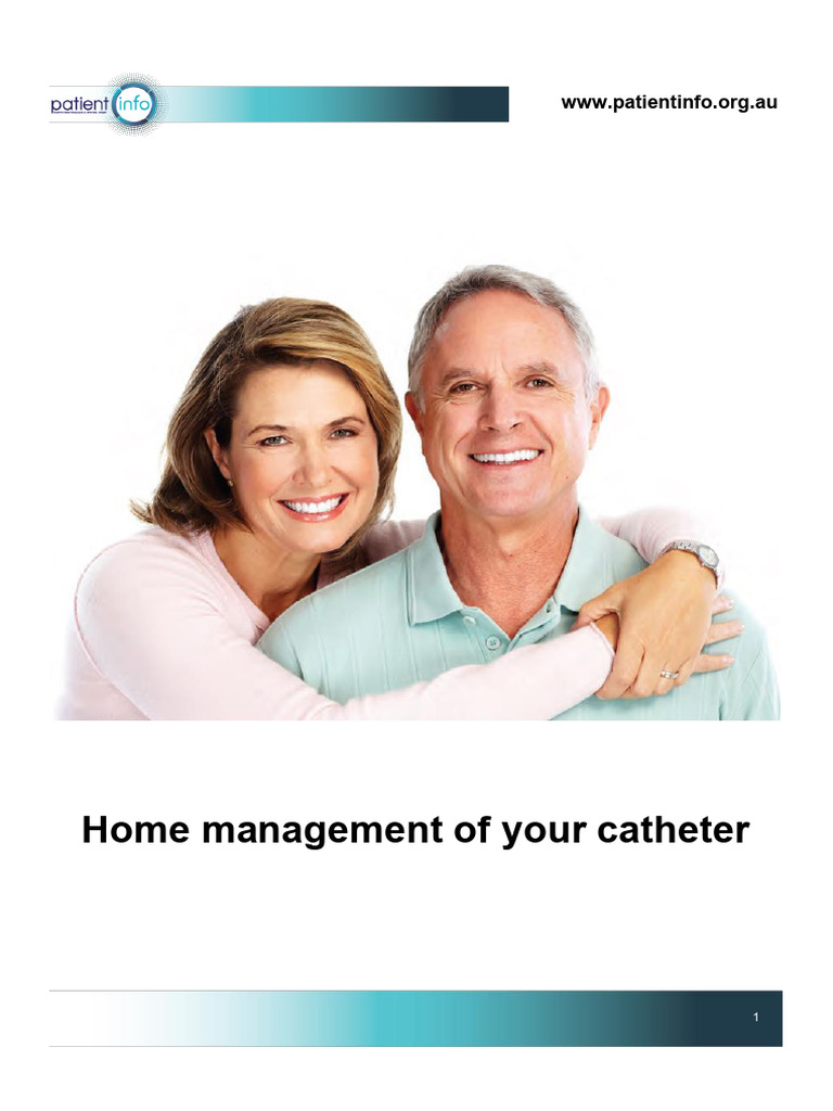 Catheter Care: Home Management Guide | PDF | Urinary Incontinence ...