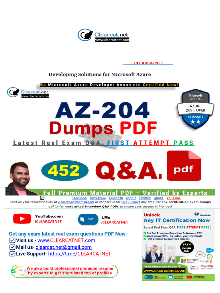 AZ-204 Exam Guide: Solutions for Azure | PDF | Mongo Db | Microsoft Azure