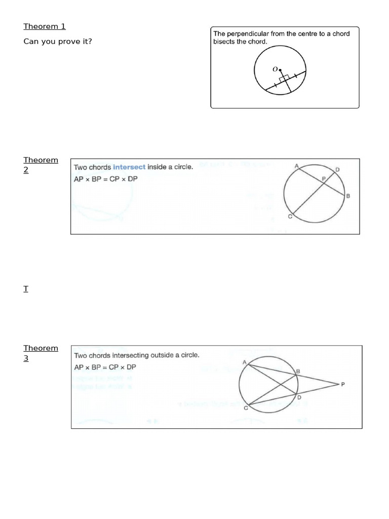 Proofs of Theorems | PDF