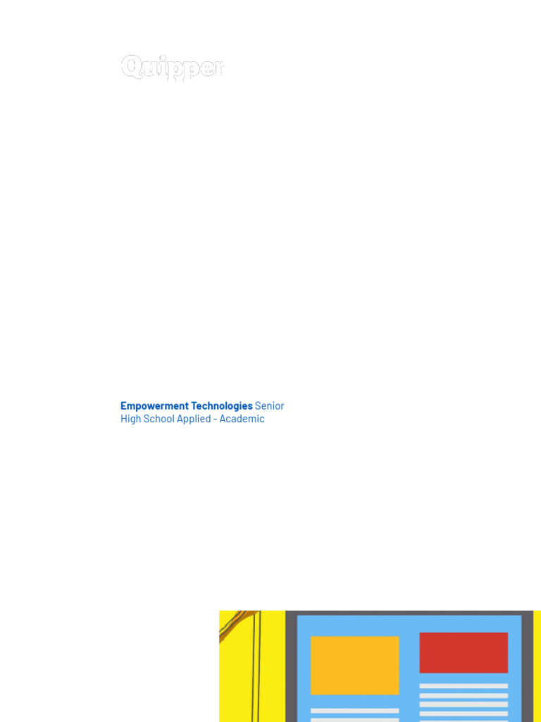 Emt 11 - 12 Q1 0103 PF FD | PDF | World Wide Web | Internet & Web
