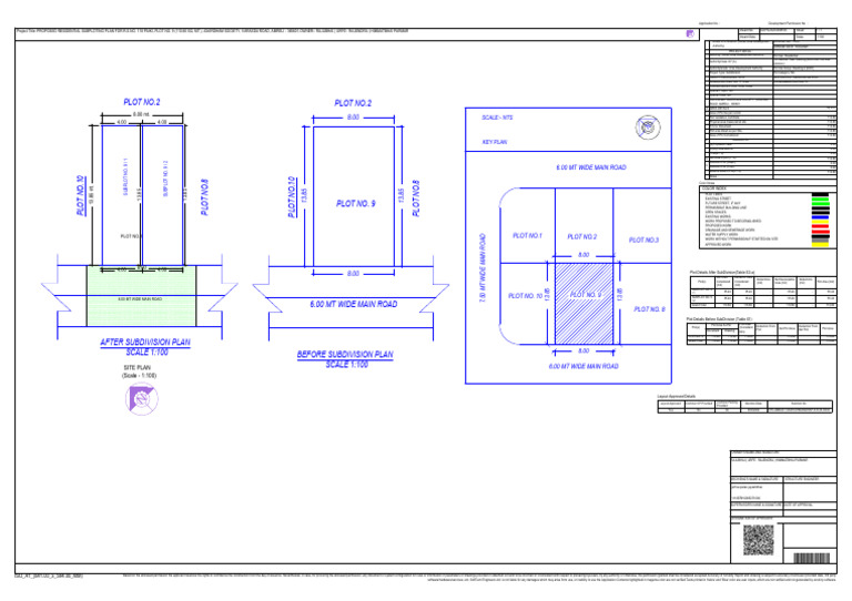 Amreli Residential Subplot Plan | PDF