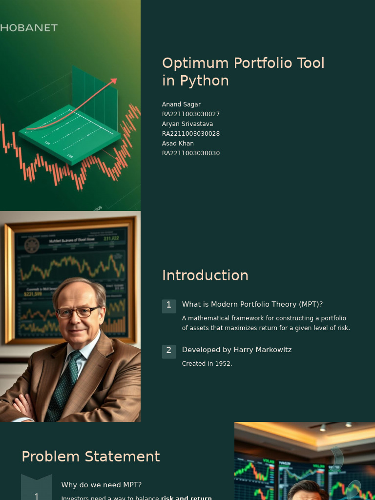 Python MPT Portfolio Optimization Tool | PDF | Modern Portfolio Theory ...