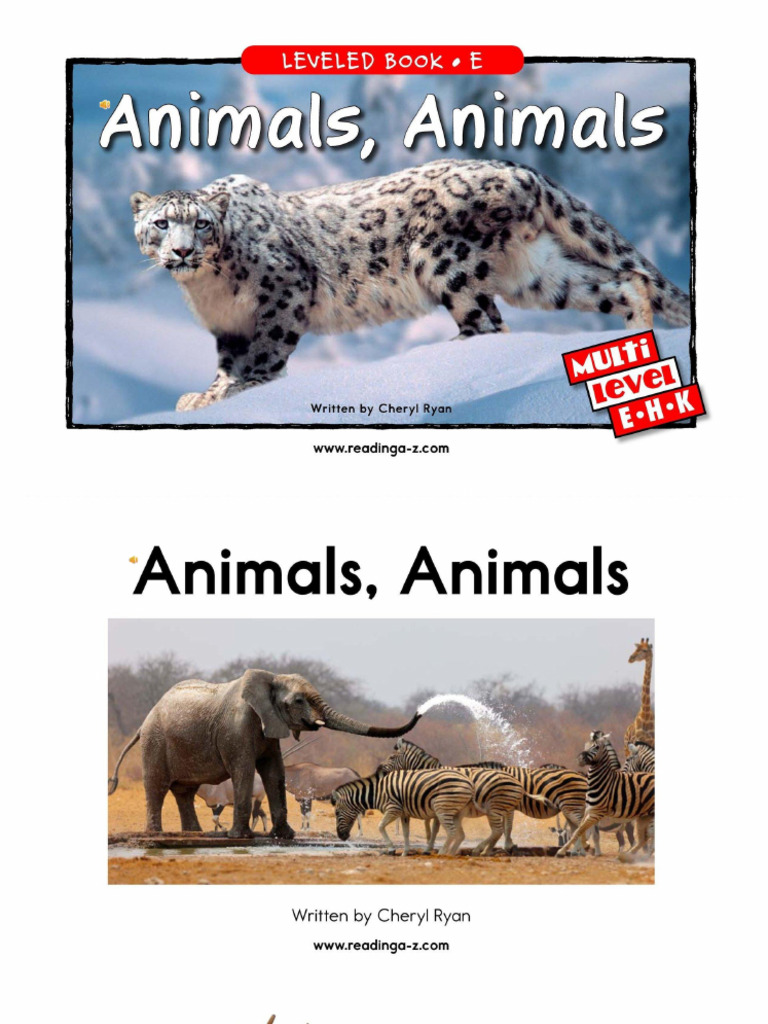 RAZ E B05 Animals, Animals | PDF