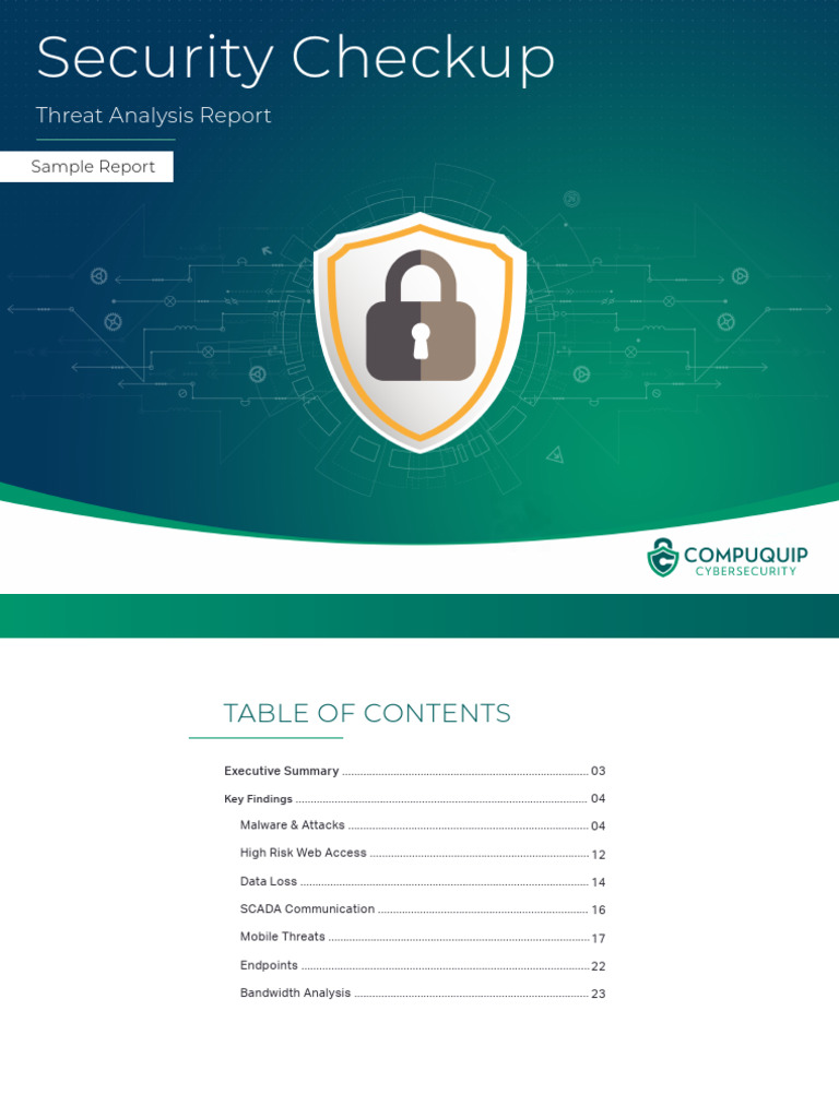 Security Threat Analysis Report | PDF | Malware | Security
