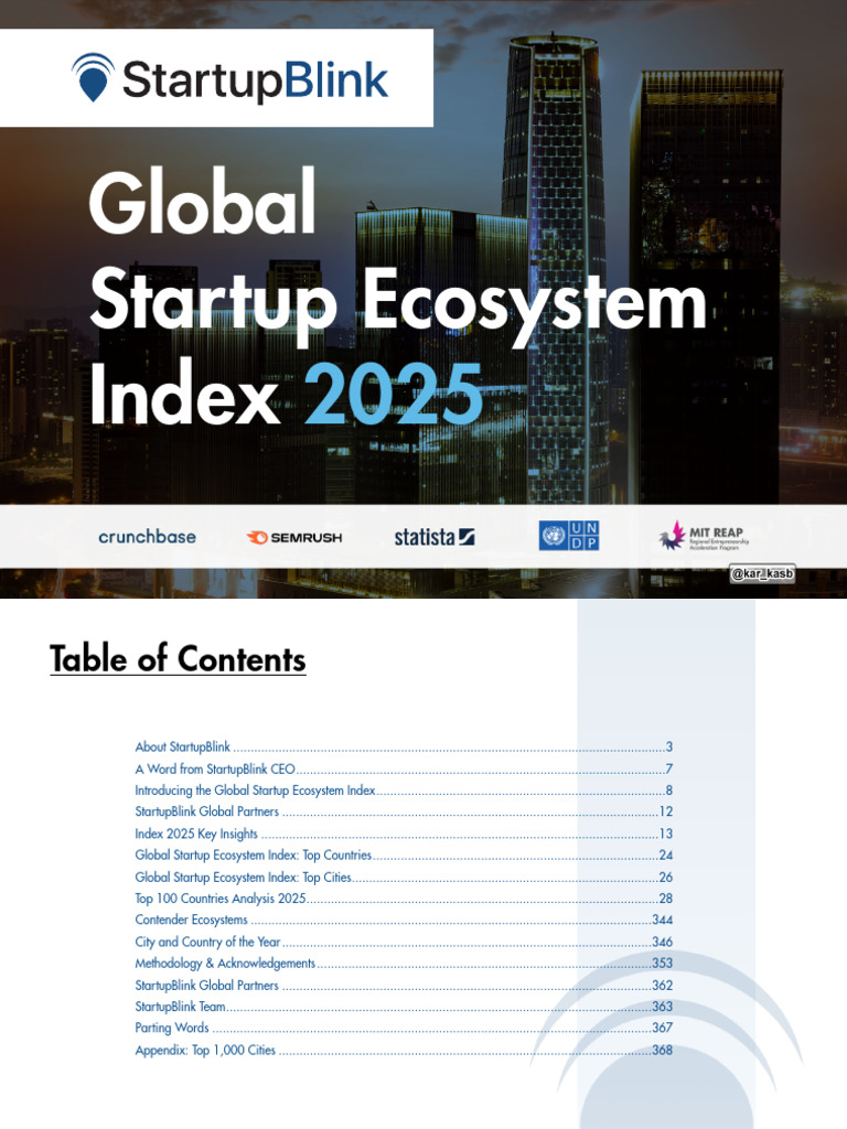 Start Up Ecosystem Report 2025 | PDF