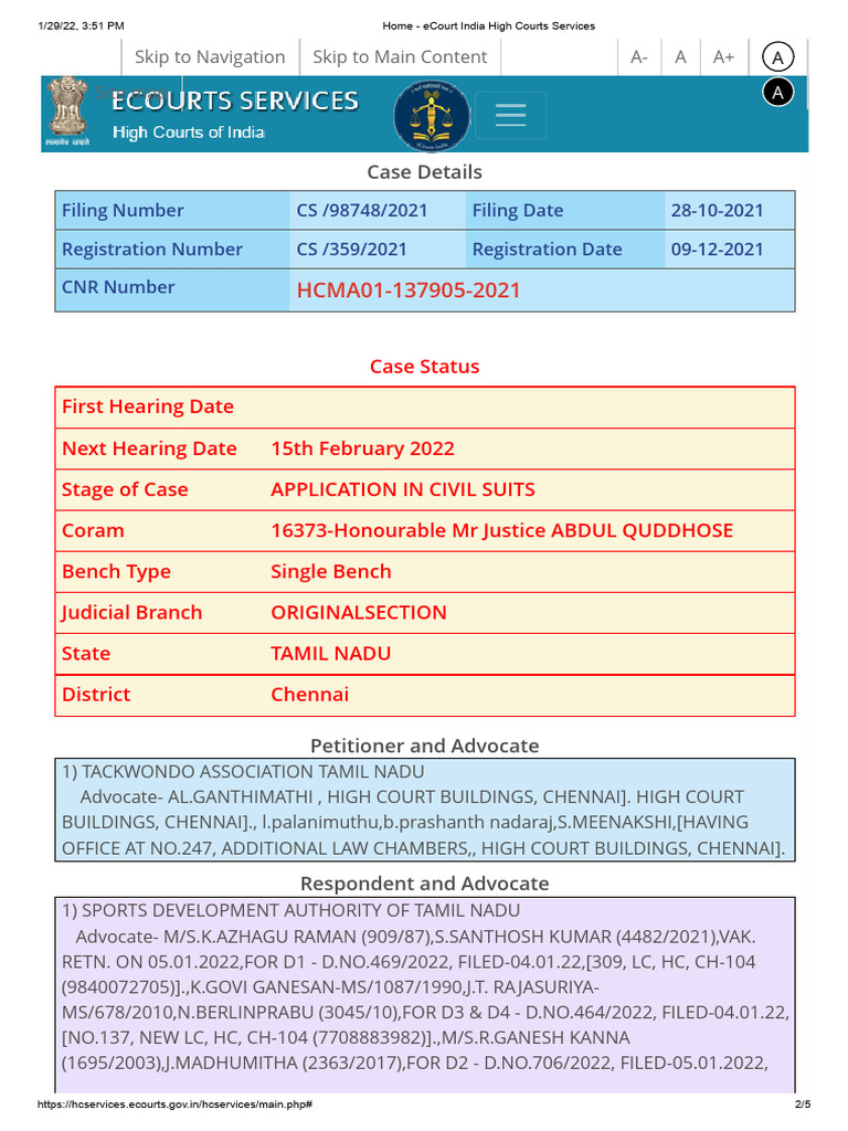 Justice Abdul Quddhose Case Update | PDF | Justice | Crime & Violence