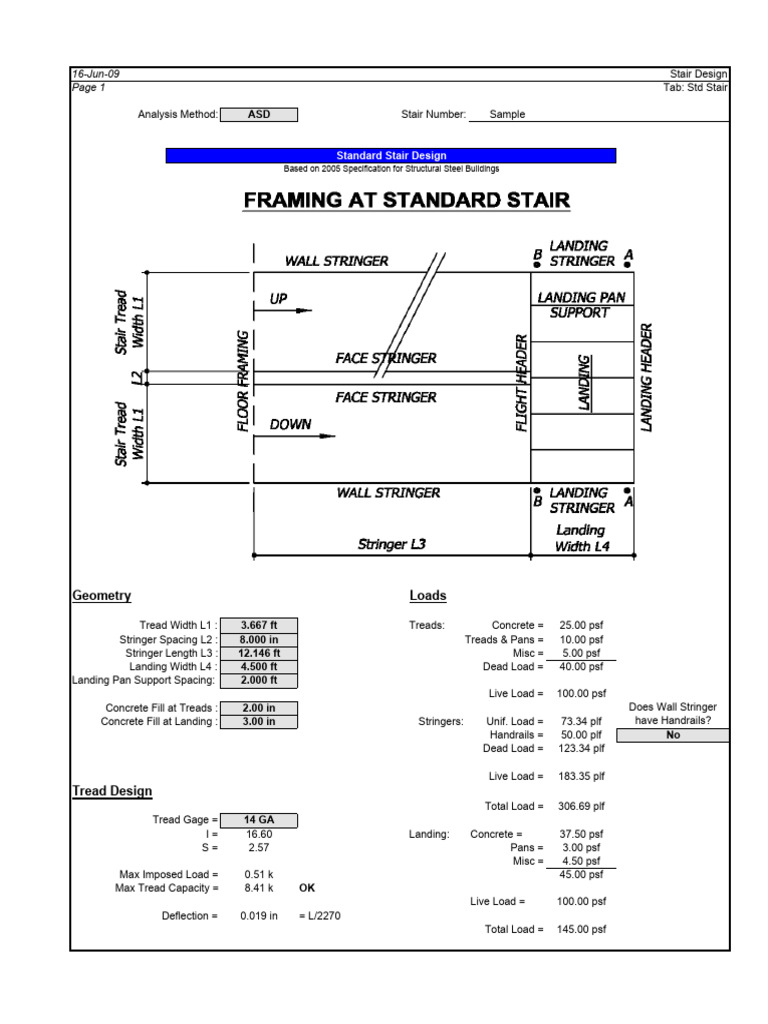 Metal Pan Stair Landing Details | PDF | Structural Engineering | Civil ...