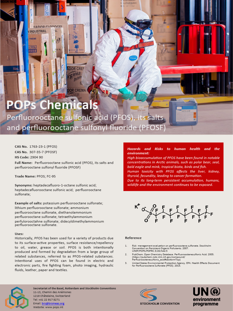 Unep Pops Pub Factsheet Pfos 2022.english | PDF | Natural Environment ...