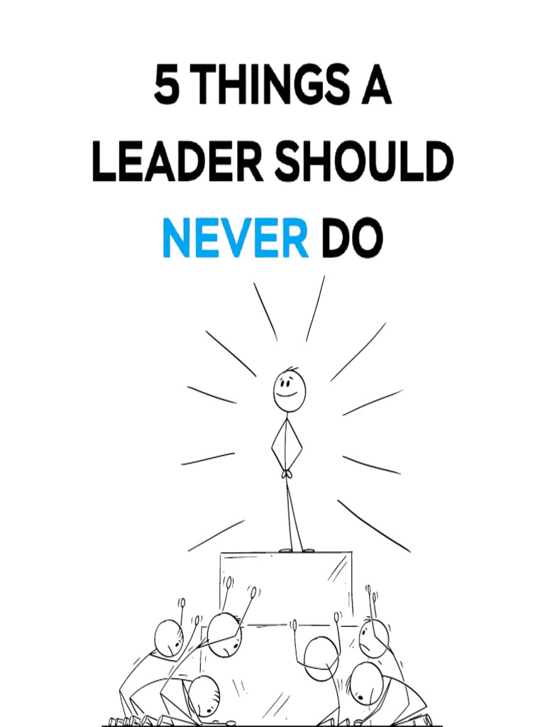 Leadership Faults To Avoid Always | PDF