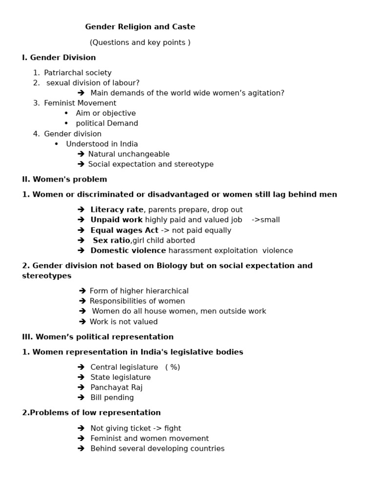 Gender and Caste Dynamics in India | PDF | Woman | Caste