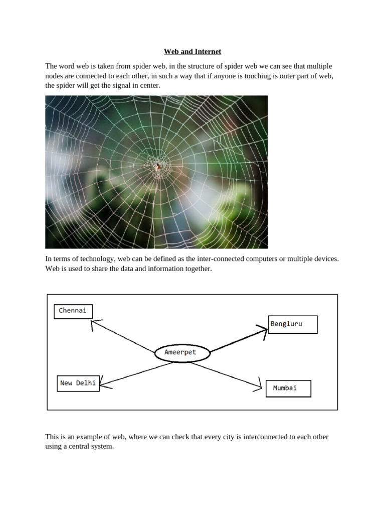 Web and Internet | PDF