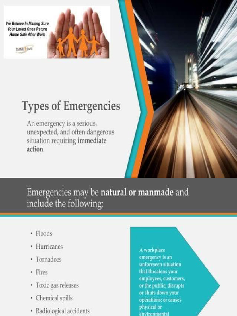 Types of Emergencies | PDF