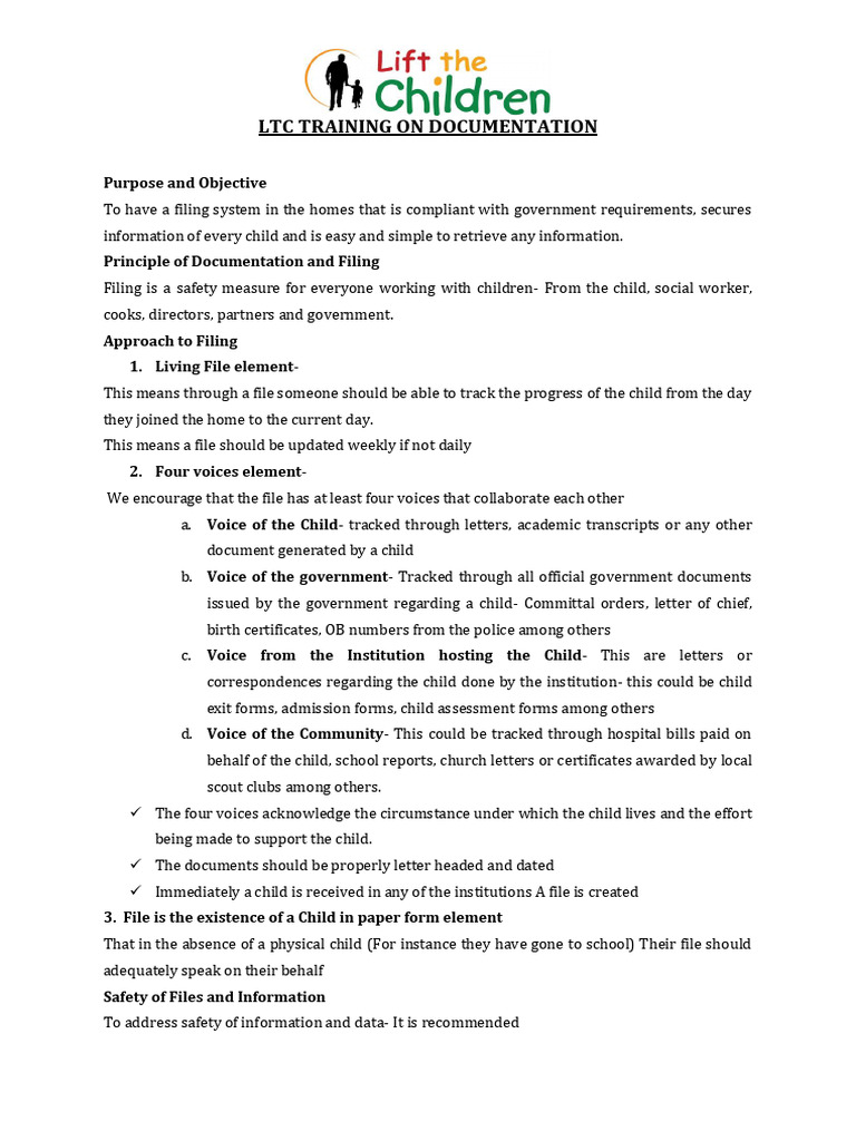 LTC Documentation Training Guide | PDF