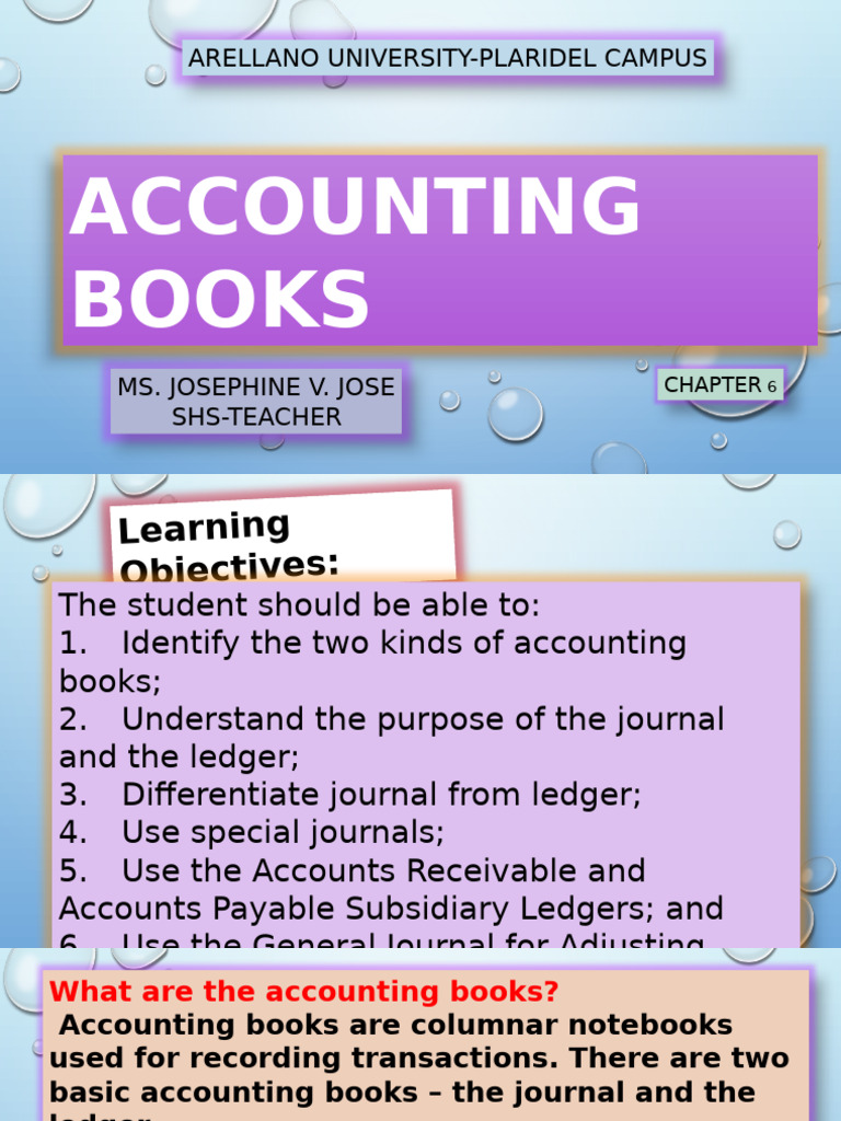 Understanding Accounting Books | PDF | Debits And Credits | Financial ...