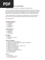 Download List of Moral Values for Lesson Planning by Siti Faridah SN91076370 doc pdf