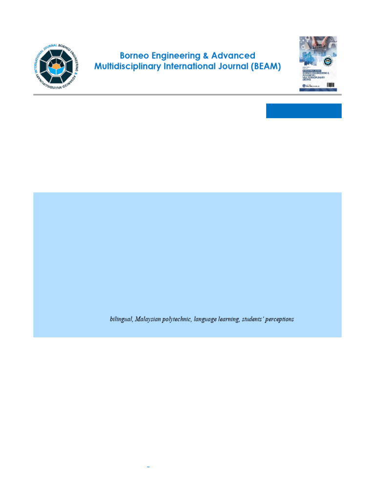Code-Switching in Malaysian Polytechnics | PDF | Multilingualism ...
