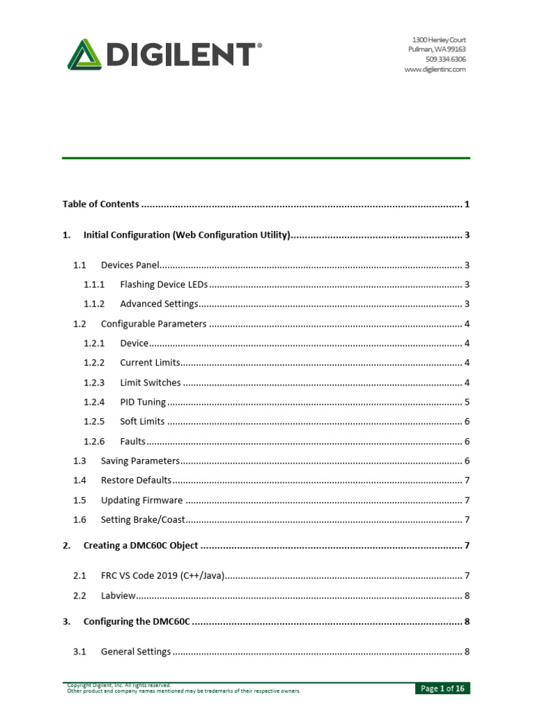 DMC60C Software Reference Manual | PDF | Control Theory | Parameter ...