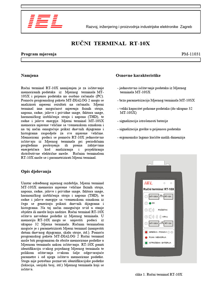 Pm11031 RT10X | PDF