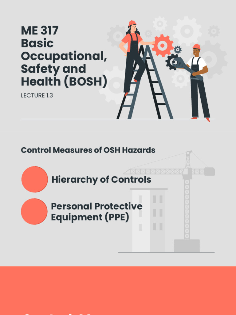 OSH Hazard Control Measures Explained | PDF | Safety | Workplace