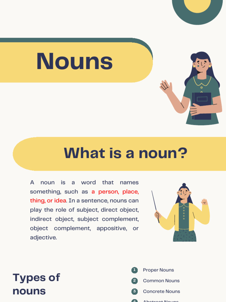 Unit 1 Nouns | PDF