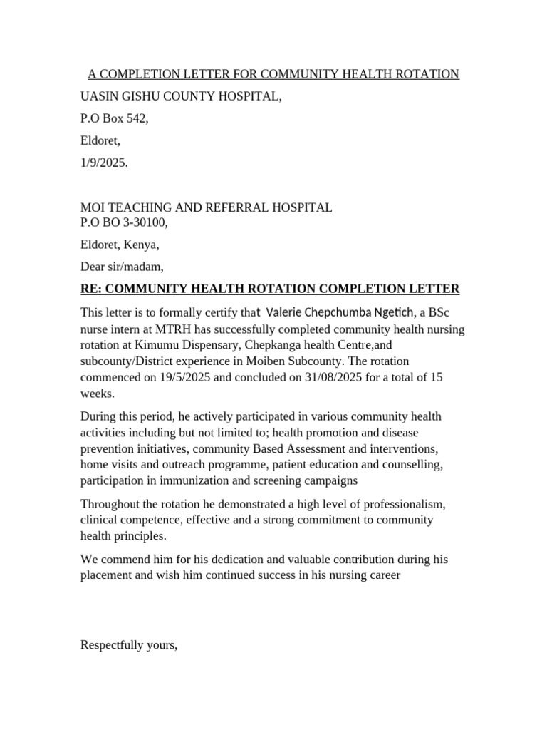 Community Health Report | PDF